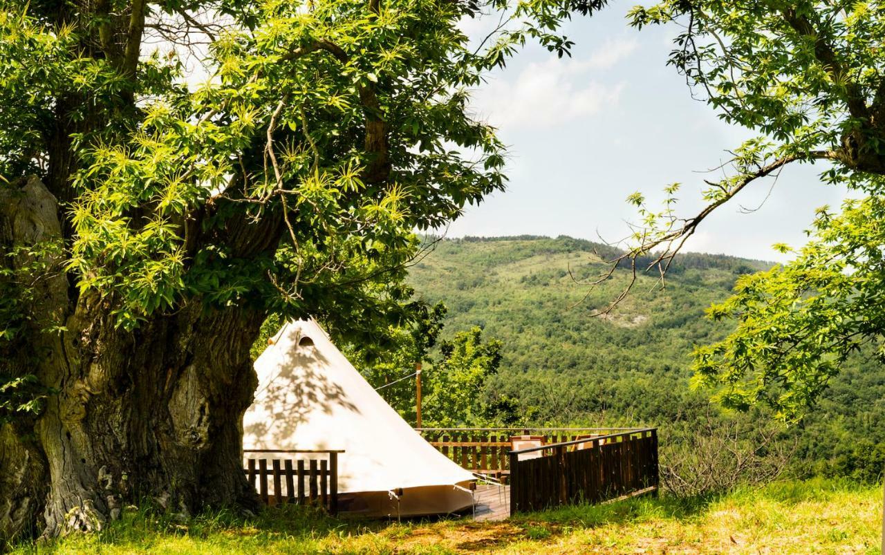 Tenda Glamping Vista Sulla Valle - Podere Di Maggio Santa Fiora Exterior foto